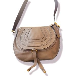 💥Great oportunity allert💥Chloé Medium Marcie tan leather Handbag Crossbody